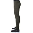 thumbnail image 3 of Ma Croix Mens Joggers with Zipper Pockets Casual Lightweight French Terry Active Sweatpants, 3 of 6