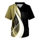 thumbnail image 1 of Men's Short Sleeve V Neck Print Chest Pocket Carer Top 4XL, 1 of 3