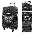 thumbnail image 5 of Black Gothic Skull Butterfly Pattern Luggage Cover Fashion Suitcase Cover Baggage Covers Fit 25-28 Inch Luggage (Go Travel), 5 of 5