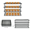 thumbnail image 6 of 4-Tier Collapsible Cooling Rack, Multifunctional Tabletop Grilling Drying Rack for Cookies, Baking, 6 of 18