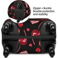 thumbnail image 4 of Romantic Red and Pink Love Heart Travel Luggage Suitcase COVER, Washable Suitcase COVERS Elastic, M - Fits 22-24 inch (No Suitcase), 4 of 6