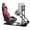 Red/black, variant on Racing Simulator Cockpit with Monitor Mount Fits for Logitech G923/G29/G920, Fanatec, Thrustmaster, and PXN, Adjustable Driving Simulators Without Handbrake, Pedals, Shift and Monitor
