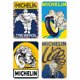 thumbnail image 1 of (Juego 4 Uds) Pintura Hojalata Rectangular Neumático Plano Michelin 20x30cm Serie Still Life, 1 of 9