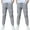 Grey, variant on Coerni 2 Pack Boys Cotton Linen Sweatpants Drawstring Jogger Trousers Casual Lightweight Athletic Pants Kids School Pants