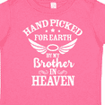 thumbnail image 4 of Inktastic Handpicked for Earth by My Brother in Heaven Angel Wings Boys or Girls Toddler T-Shirt, 4 of 5