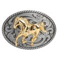 thumbnail image 2 of Hebilla de cinturón BLESIY Oval de Aleación para Vaquero Caballo, 2 of 8