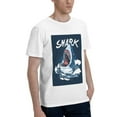 thumbnail image 2 of Bingfone Shark Men'S Loose Fit Short-Sleeve Pocket T-Shirt, 2 of 7