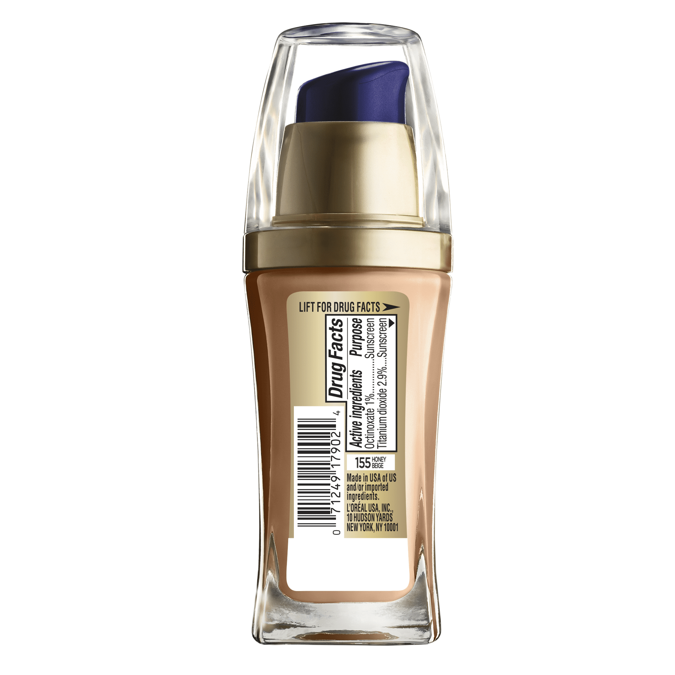 (2 pack) L'Oreal Paris Visible Lift Serum Absolute Lightweight Foundation, Honey Beige, 1 fl. oz.