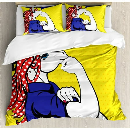 Ambesonne Unicorn Duvet Cover Set Walmart Com
