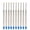 Blue, variant on Giaone 10pcs Universal Standard Style Blue Ink 1MM Medium Nib Ball Point Pen Refills