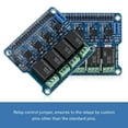 thumbnail image 2 of Módulo de expansión de placa de relé de potencia compatible con RPi a/b/2B/3B para Raspberry Pi, 2 of 9
