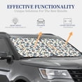 thumbnail image 5 of Uemuo Funny Excavator Printed 2 PCS Car Windshield Sun Shade, Auto Sun Heat and UV Rays Blocker, Foldable Automotive Front Window Sunshade Protector, 5 of 7