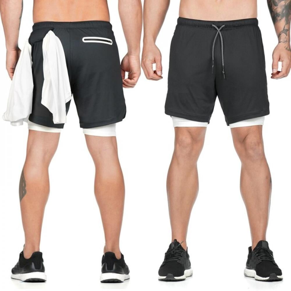 running shorts men with phone pocket