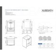 thumbnail image 5 of Kubebath Dolce 24" Rose Wood Modern Bathroom Vanity with White Quartz Countertop, 5 of 5