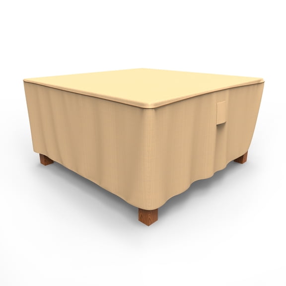 Budge Beige StormBlock™ Savanna Square Patio Table Cover - 58L x 58W x 28H in.