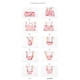 thumbnail image 2 of Organizador Compras Nylon Plegable Plegado Gran Capacidad Sólido Liviano para Mujeres Viajar, 2 of 9