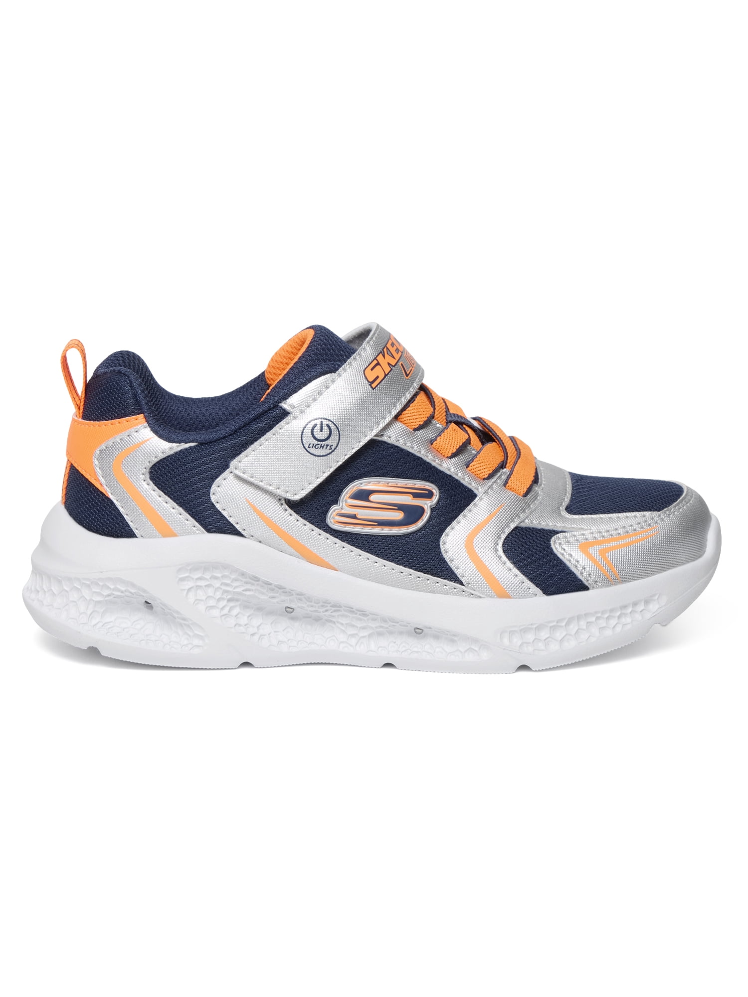 Skechers Boys Crater-Light Up Velcro Strap Sneakers