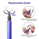 thumbnail image 2 of Manual Deburring Tool, 1 Metal Handle + 1 BS1010 HSS Blades 360 Rotating Metal Deburring Blades for 3D Printing Pipes, Plastic, Aluminum, Copper, PVC, 2 of 4