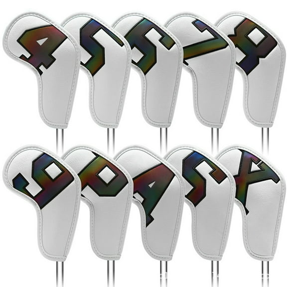 10 x Golf Iron Cover-As Shown