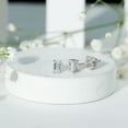 thumbnail image 4 of Rosec Jewels Solitaire Studs - Emerald Cut Lab Diamond Earrings - 3X5 mm - 1/2 Ct - EF-VS Grade Certified, 18K White Gold, 4 of 7