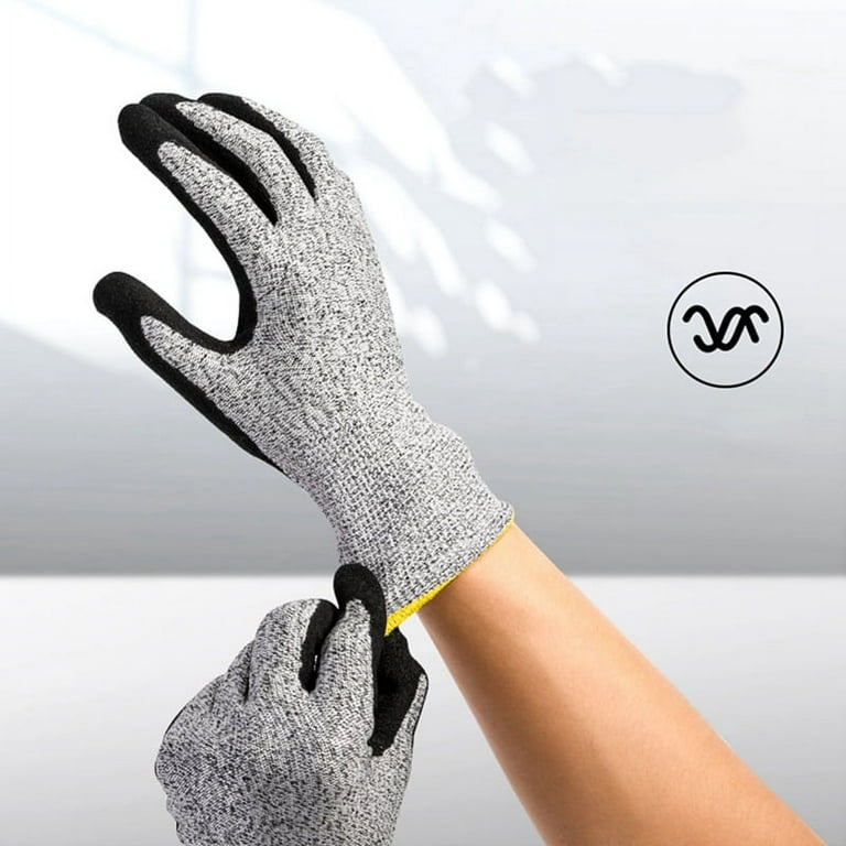 Cotton Knit Shell Safety Protection Work Gloves for Painter Warehouse  Gardening