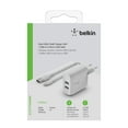 thumbnail image 2 of Chargeur mural double USB-A 24 W BOOST↑CHARGE™ <br>+ Câble USB-A vers micro-USB, 2 of 4