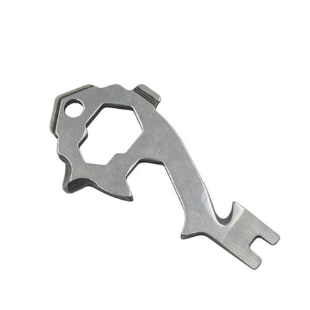 Stainless Arbor - 20 in 1 EDC Outdoor Survival Keytool Stainless Steel Mini Multifunctional Keytool