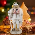 thumbnail image 6 of 4pcs Christmas Nutcracker Ornaments Nutcracker Figurine Christmas Table Decoration, 6 of 7