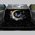 thumbnail image 6 of FOR U DESIGNS Butterfly Hibiscus Moon Star Pattern Car Seat Cover Wear-Resistan Car Seat Protectors Stretch Split Bench Compatible Car Interior Covers Universal Fit for Vehicles Trucks and SUVs, 6 of 7