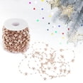 thumbnail image 4 of Cadena De Cuentas De Perlas, Guirnalda De Hilo De Oro Rosa De Imitación ABS, Para Decoraciones De Bodas De Navidad, Manualidades DIY, Día De San Valentín OTVIAP Wedding Beads String, 4 of 8