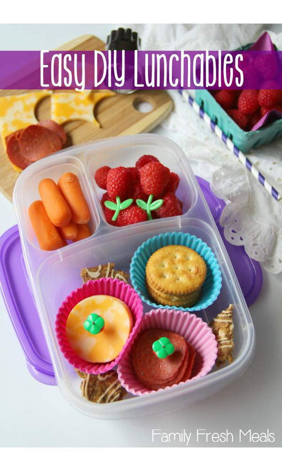 Bellaven Silicone Baking Cupcake Cup Liners Non-stick Giant Reusable Muffin  Molds Bento Bundle Lunch Box Dividers 20pcs 