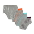 thumbnail image 1 of Buyless Fashion Boys Brief In Assorted Colors Soft Cotton Underwear 4 Pack, 1 of 7