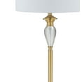 thumbnail image 6 of JONATHAN Y Evelyn 60" Crystal / Metal LED Floor Lamp, Brass Gold/Clear, JYL2030A, 6 of 7
