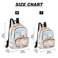 thumbnail image 3 of Cute Ducks Flowers Travel Laptop Backpack Casual Daypack Lightweight Bookbag Compartment for Business, 3 of 7