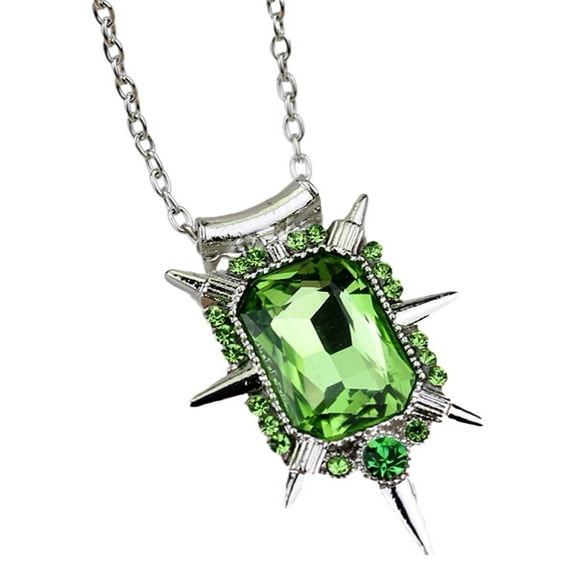 Broadway's Wicked Zelena Wicked Witch Green Emerald Pendant Necklace