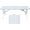 White, variant on Garvee 4' Folding Table, Adjustable Height Plastic Table, Lightweight Camping Foldable Table for Dining, BBQs, Picnic, Party, Black