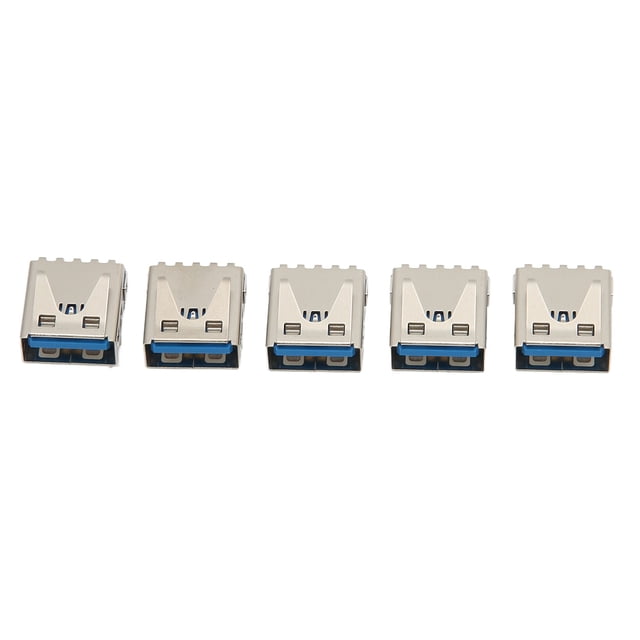 DEWIN 5Pcs Game Console USB Charging Port Metal Replacement Console USB Charging Socket Port for PS5