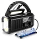 thumbnail image 2 of 3X Radio Meteorológica de Emergencia FM/AM/, Radio Portátil con Manivela, Linterna, Energía Solar de 10000 MAh para Acampar Al Aire Libre, 2 of 5