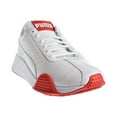 thumbnail image 2 of Puma Turin_0 Leather Men's Shoes Puma White/High Risk Red 367858-01, 2 of 6
