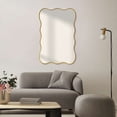 thumbnail image 6 of Mainstays 24x36 Gold Framed Large Wall Mirror for Bathroom or Living Room, 6 of 6