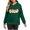 1#Army Green, variant on Womens Hoodies Fall Winter Thermal Fleece Lined Long Sleeve Hooded Pullover Christmas Screen Print Casual Fashion Loose Fit Sweatshirts