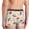 thumbnail image 3 of Goofa Cartoon Flat Mushrooms Printed Men's Boxer Briefs Underwear, Moisture-Wicking Underwear, Trunk,Soft and Breathable Cotton Underwear-Medium, 3 of 9