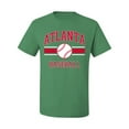 thumbnail image 2 of Wild Bobby City of Atlanta Baseball Fantasy Fan Sports Men's T-Shirt, Kelly, X-Large, 2 of 6