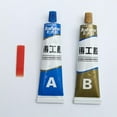 thumbnail image 3 of 2pcs Industrial AB Glue Strong Adhesive Heat Resistance Cold Weld Metal Repair Casting Paste, 3 of 5