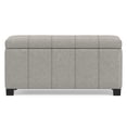 thumbnail image 3 of Simpli Home Dover Storage Bench in Cloud Gray, 3 of 11