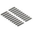 thumbnail image 1 of 10 Pairs Snapback Strap Cover, 7 Holes Plastic Adjustable Hat Snap Buckle (Gray Blue), 1 of 7