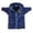 Blue, variant on Krdevn Boys' Lined Hooded Jacket Zip-Up Windbreaker Print Coat Size:7-8 Years