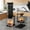 Black1045, variant on LEFTHIGH Home Portable Coffee Maker Stand Aluminum Alloy Foldable for Multiple Models Outdoor Camping Metal Frame 67mm