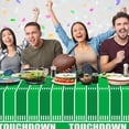 thumbnail image 2 of Football Party Decorations, Table Cover for Football Party Supplies, Disposable Football Table Cloth for Football Theme Party Games, 2 of 5