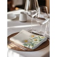 thumbnail image 6 of Retro Flower Cloth Napkins Set of 6 Reusable Dinner Napkins, Daisy Floral Country Garden Plant Leaf Cocktail Napkin Washable Table Napkins for Wedding/Holiday Party/Baby Shower 20"x20", 6 of 7